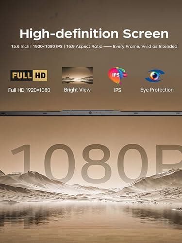 KAIGERR Gaming Laptop, Laptops with AMD Ryzen 7430U(Up to 4.3GHz), 16GB DDR4 512GB SSD Laptop Computer, 15.6inch Windοws 11 Laptop, 1920P FHD Display, WiFi 6, USB3.2, Type_C thumbnail 4