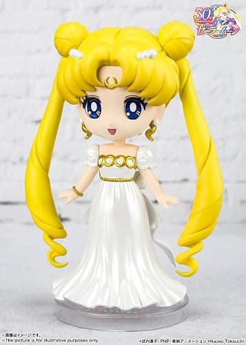 TAMASHII NATIONS - Pretty Guardian Sailor Moon - Princess Serenity, Bandai Spirits Figuarts Mini Action Figure thumbnail 4