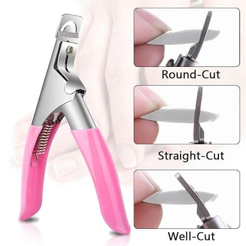 Yokilly 1000PCS Square Nail Tips and Glue, Clear Natural False Acrylic Nail Tips, Half Cover 10 Sizes French Artificial Nail Tips Manicure with Nail Clipper, Nail Files and Glue for Dip Powder Nail Salon, Home DIY thumbnail 6