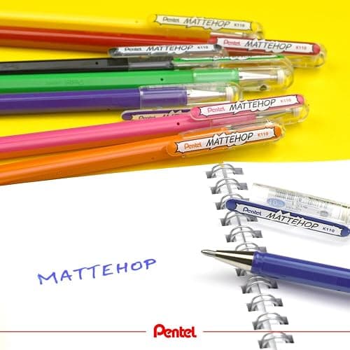 Pentel Matte Hop Original + Sweet Color Ballpoint Pen, 14 Colors K110-V14ST thumbnail 9