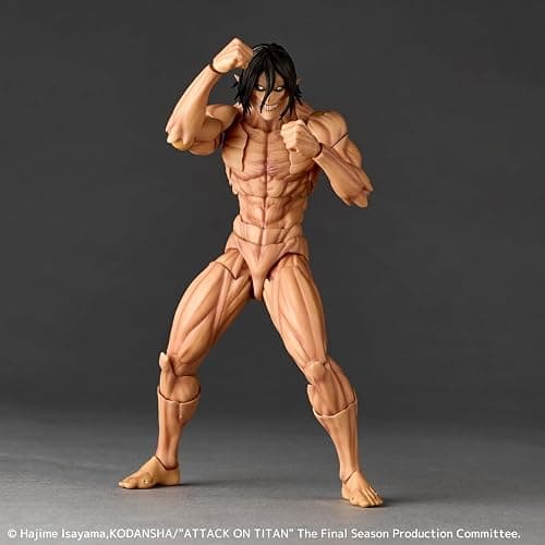 Revoltech Amazing Yamaguchi Attack on Titan Eren Yeager Action Figure thumbnail 13