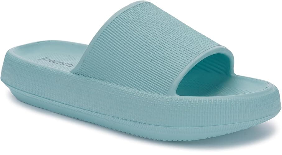 Joomra Pillow Slippers for Women and Men Non Slip Quick Drying Shower Slides Bathroom Sandals | Ultra Cushion | Thick Sole - Image 1