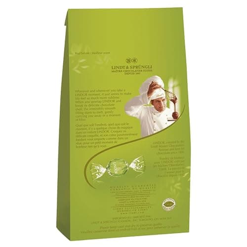 Lindt Lindor Limited Edition Pistachio Milk Chocolate Truffles – Bulk 22 oz Bag (625 g, 50 pcs) | Individually Wrapped Gourmet Chocolates – Gift for Christmas, Valentine’s Day, Holidays & Birthdays thumbnail 9