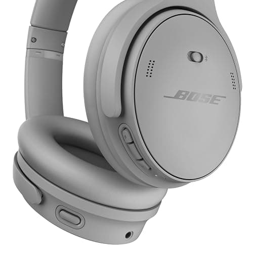 Bose QuietComfort Headphones - Wireless Bluetooth Headphones, Active Over Ear Noise Cancelling and Mic, USB-C Charging, Deep Bass, Up to 24 Hours of Playtime, Moonlight Grey - Limited Edition Color thumbnail 5