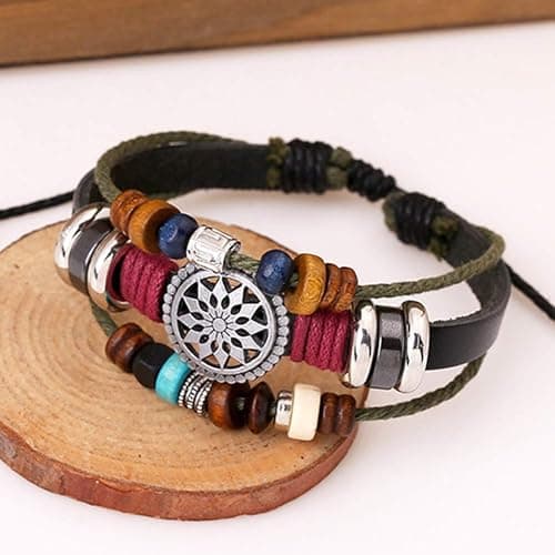 Trenro Women Lady Bohemia Wind Beaded Multilayer Hand Woven Bracelet Jewelry thumbnail 4