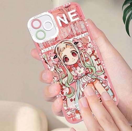 SodaMeow Toilet Bound Hanako Kun Phone Case Compatible with iPhone 16/15/14/13/12/11/X/8/7 Multi-Model Hanako Kun Phone Cover Nene Anime (for iPhone Xs Max,03) thumbnail 3