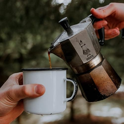 BIALETTI Moka Express 6-Cup Aluminum Stovetop Espresso Maker, Silver thumbnail 12
