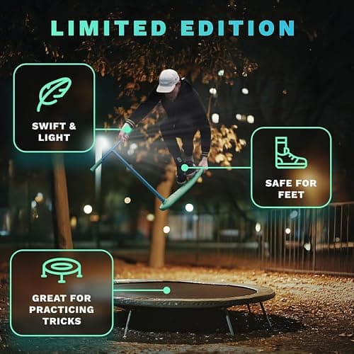 The INDO Trick Scooter - Stunt Scooter For Teens, Kids and Adults - Trampoline Scoot To Practice Pro Tricks - Indoors and Outdoors - Professionals And Beginners thumbnail 9
