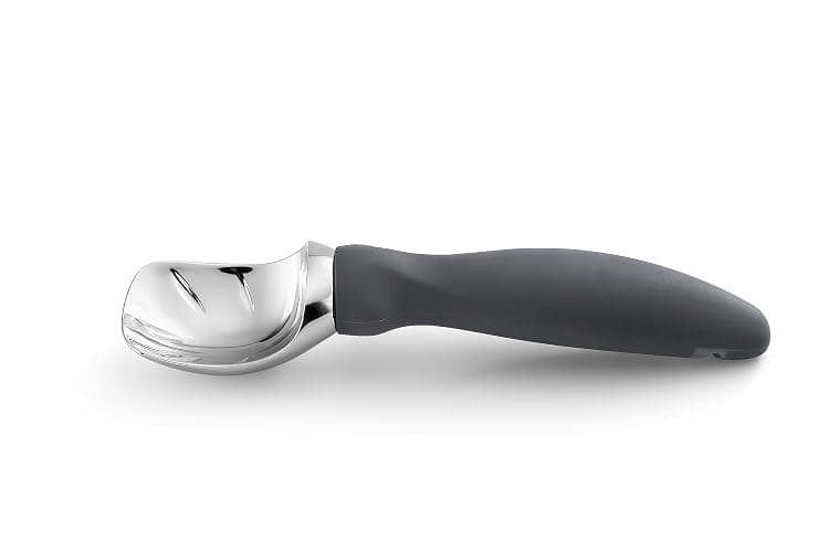 Spring Chef Gray Heavy Duty Ice Cream Scoop with Comfortable Soft Grip Handle, Dishwasher Safe Ice Cream Scooper, Professional Metal Kitchen Tool for Frozen Yogurt, Gelato, Sorbet, Sundae, Melon thumbnail 8