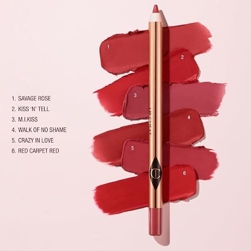 Charlotte Tilbury Lip Cheat Lip Liner Pencil - Gives Lips a Fuller-Looking, Defined Pout - Enriched with Jojoba Oil & Hyaluronic Acid - Waterproof, Smudge-Proof & Transfer-Proof thumbnail 6