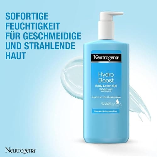 Neutrogena Hydro Boost Bodylotion Gel, ultraleichte Feuchtigkeitscreme mit Hyaluron, für normale bis trockene Haut, 400ml thumbnail 2