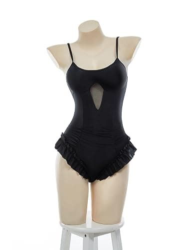 MEOWCOS Goth Swimsuit Star Vintage Victorian Bathing Suit Dark Style Retro Gothic Swimsuit thumbnail 2