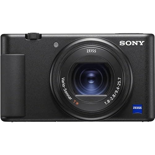 Sony ZV-1 Digital Camera (Black) (DCZV1/B) + 64GB Memory Card + Card Reader + Deluxe Soft Bag + Flex Tripod + Memory Wallet + Cleaning Kit (Renewed) thumbnail 5