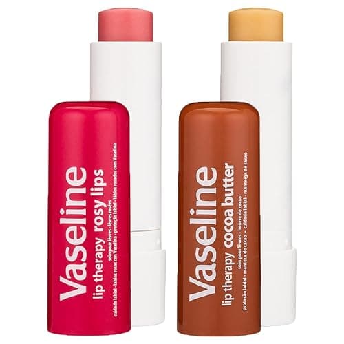 Vaseline Lip Therapy Variety 4-Pack – Rosy Lips + Cocoa Butter Moisturizing Lip Balm with Vitamin E, 0.16 Oz Ea thumbnail 3