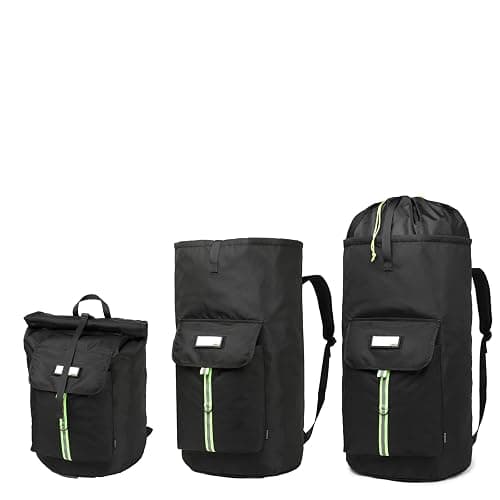 SUOVOCK laundry bag backpack,extra-large heavy duty laundry bags,laundry backpack for college students,drawstring closure (Black Laundry Backpack Bag) thumbnail 5