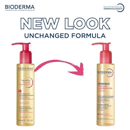 Bioderma Sensibio Micellar Cleansing Oil, 1st Ecobiological Micellar Formula Gentle Face Cleanser That Deeply Cleanses thumbnail 3