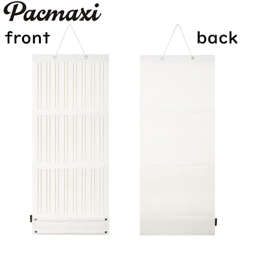 PACMAXI Baby Girl Hair Bows Holder, Hair Clips Storage Hanger For Ribbons | Baby Girl Hair Bows & Clips Organizer - Sturdy Stand, Wall Hanging for Nursery Decor (White, Large) thumbnail 5