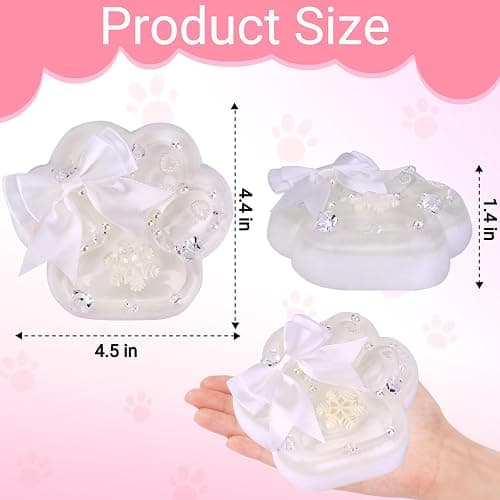 Big Taba Squishy Cat Paw Fidget Toy, Squishies Squeeze Toys for Girls 4-8, Ultra-Soft Sticky Sensory Toy Party Favors for Kids 8-12, Autism Stress Relief (White) thumbnail 2