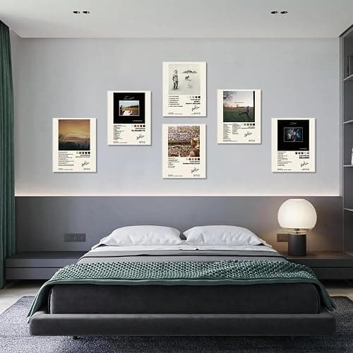 ZYIONCM Zachs Poster Set of 6 Album Cover Posters 8 by 10 inch Music Posters for Room Bedroom Living Room Aesthetic Canvas Wall Art for Room Decor-Unframed thumbnail 2