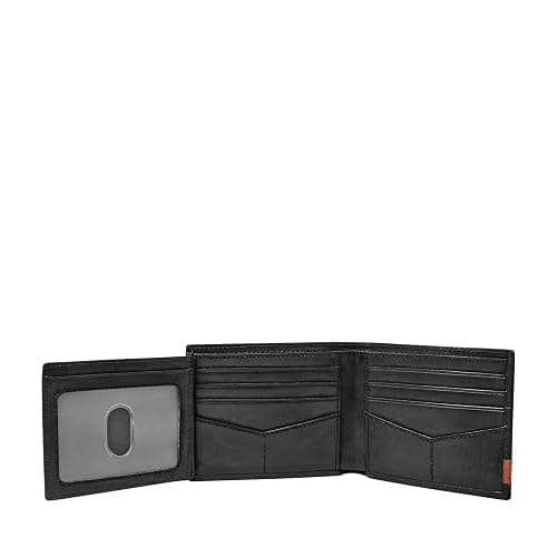 Fossil Men's Leather Bifold Wallet with Flip ID Window for Men thumbnail 3