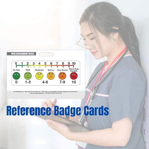 Essential CNA/MA/Tech Horizontal Reference 7 Badge Card Set - Perfect for Technicians, Medical Assistants and Certified Nursing Assistants! thumbnail 4