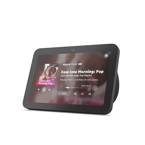 Amazon Echo Show 8, With Spatial Audio and Alexa+ Early Access, Smart Home Hub, ideal for open living spaces, Charcoal - Image 1