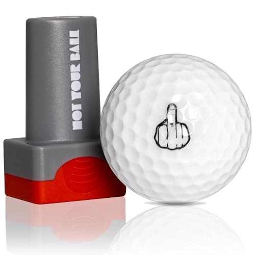 Golf Ball Stamp, Golf Ball Stamper, Reusable Self-Inking Golf Ball Stamp Marker to Identify Golf Balls, Golf Gift Golf Accessories for Men and Women Golfers - Image 1