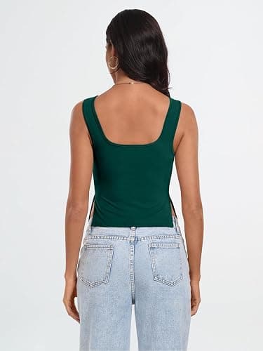 Trendy Queen Womens Cute Summer Going Out Concert Backless Crop Tank Top thumbnail 5