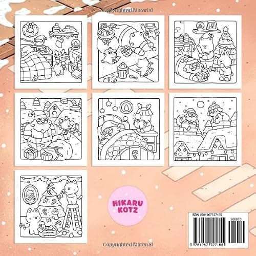 Silly Christmas: Cozy and Funny Coloring Book for Adults and Teens (Silly Funny Coloring Book) thumbnail 2