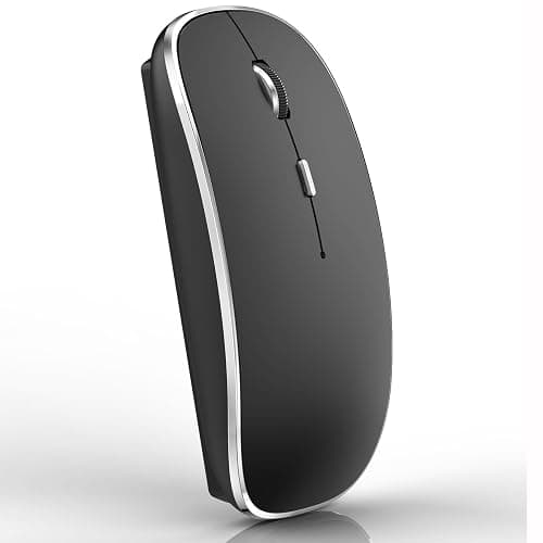 JETTA Wireless Mouse for MacBook Pro, MacBook Air, Laptop, PC - 1600 DPI, Rechargeable Battery, Skin-Friendly, Mute Click, Plug and Play - Image 1