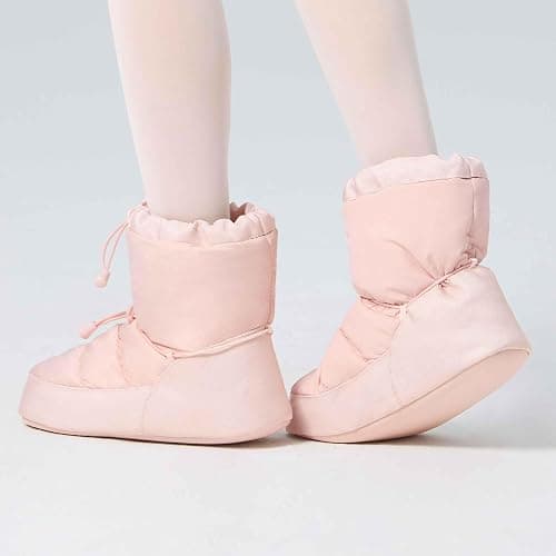 Daydance Ballet Warm up Booties Dance Slippers for Big Kid, Women thumbnail 4