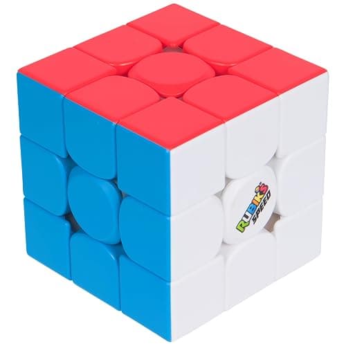 Rubik’s Cube, 3x3 Magnetic Speed Cube for Super Fast Solves, Twisting Fidget Toy, Challenging Brain Teaser & Sensory Puzzle for Adults, Teens, & Kids, for Ages 8 & Up - Image 1