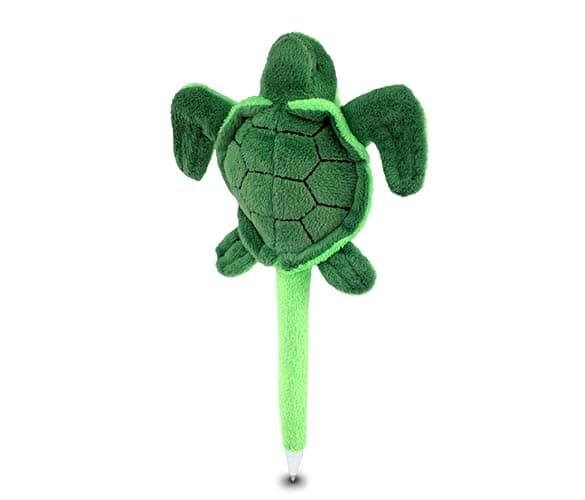 Puzzled Plush Sea Turtle Notebook and Pen thumbnail 3