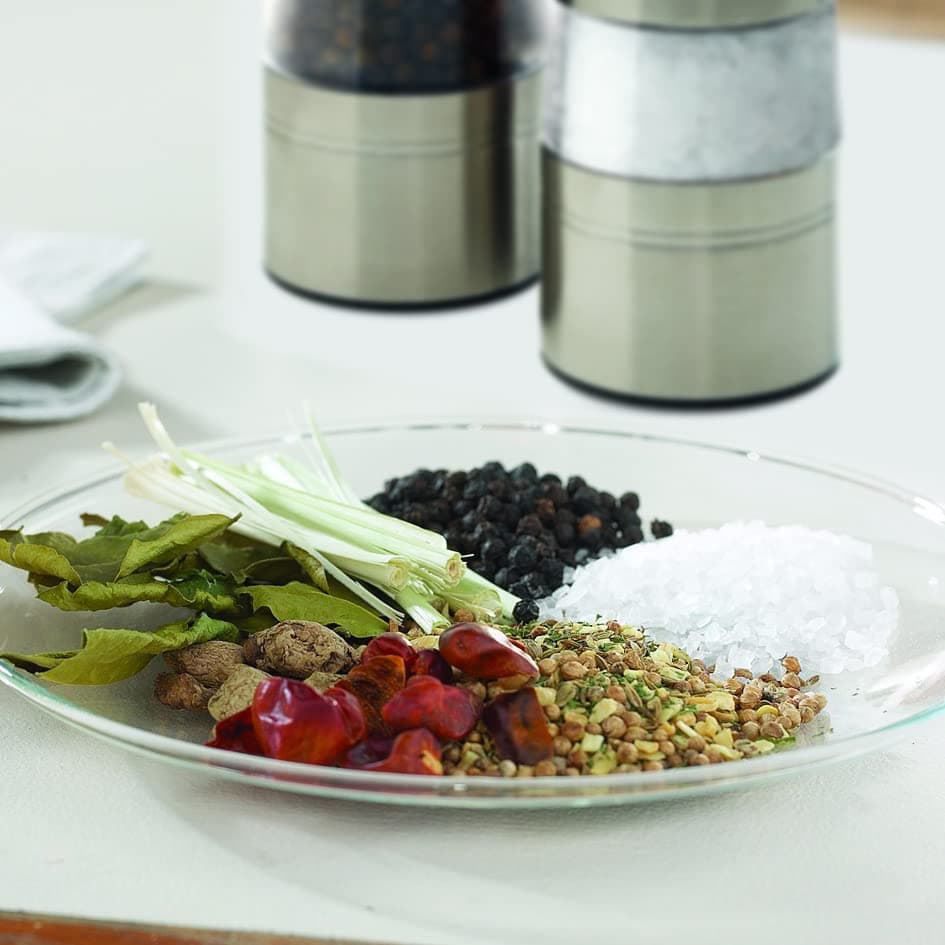 Russell Hobbs RHPK4000 Salt and Pepper Mills, Electric Grinders, One Touch Operation, Brushed Silver thumbnail 5