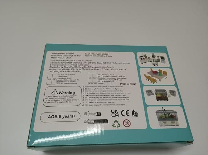 Building Block Furniture, Includes Items Such as a Bed, TV, Bookshelf, Kitchen cabinets, It Serves as Furniture for Decorating Lego City Mansion Houses and is Compatible with Major Brands Bricks thumbnail 8