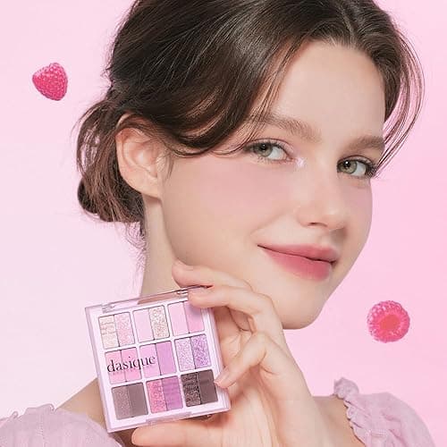 dasique Shadow Palette #18 Berry Smoothie 7g I 9 Blendable Shades in Smooth Matte and Shimmer Finishes with Gorgeous Pearls | Eye Makeup Palette | Cruelty Free | K-beauty - Beige thumbnail 6