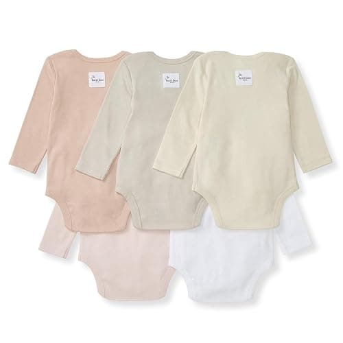 Burt's Bees Baby Bodysuits, Short Sleeve and Long Sleeve One-Pieces, 100% Organic Cotton thumbnail 2