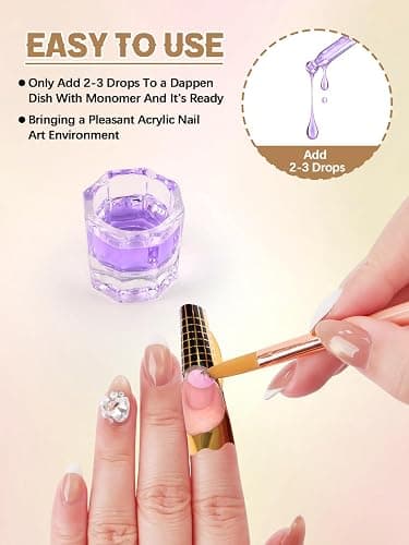 EBANKU Monomer Drops Apple Scent Odor Out Drops, 30ml Monomer Odor Neutralizer for Liquid Acrylic Monomer, Monomer Smell Eliminator for Nail Tech Salon Home Use thumbnail 3