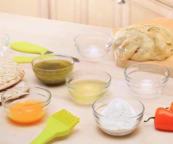 Lartique Mini 3.5 Inch Glass Bowls - Perfect for Prep, Dips, Nuts, or Candy - Set of 12 thumbnail 3