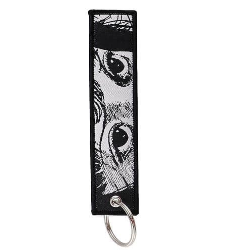 Junji Ito Azami Kurotani Japanese Horror Manga Tomie Uzumaki Keychain Key Tag Chain Fob Ring thumbnail 2