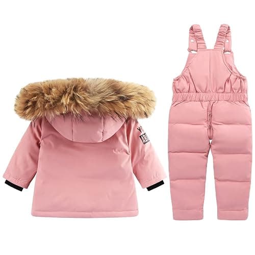 Mokitoni Boy Snow Pant And Jacket Toddler Girl Snowsuit Winter Clothes Snow Bib Kid Coat thumbnail 2