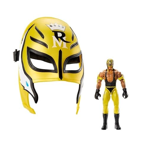 WWE Main Event Series Rey Mysterio Special Edition Role Play Action Figure and Mask Set - Image 1