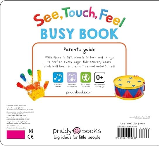See, Touch, Feel: Busy Book: The ULTIMATE Sensory Book for Kids! thumbnail 2