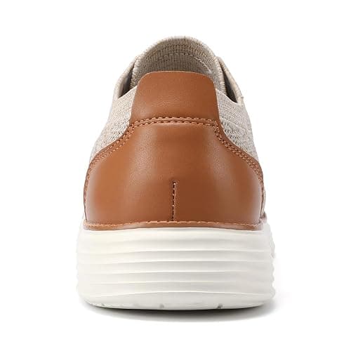 VILOCY Men's Fashion Dress Sneakers Casual Walking Shoes Business Oxfords Comfortable Breathable Lightweight Tennis thumbnail 3