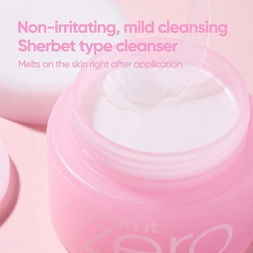 BANILA CO Clean it Zero Original Cleansing Balm Big Size | Korean Makeup Remover, Cleansing Oil, Facial Cleanser for All Skin Types | Vegan | Made with Acerola Berry & Vitamin C (180ml / 6.08 fl.oz) thumbnail 5