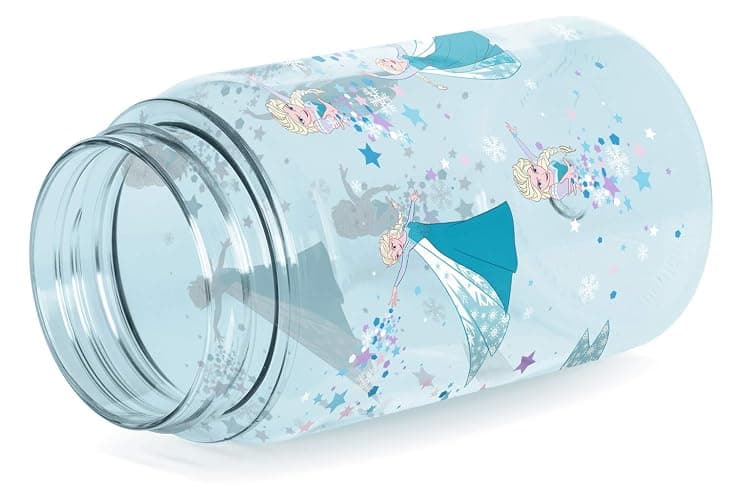 Simple Modern Disney Frozen Kids Water Bottle Plastic BPA-Free Tritan Cup with Leak Proof Straw Lid | Reusable and Durable for Toddlers, Girls | Summit Collection | 12oz, Frozen Elsa's Snowflake thumbnail 3