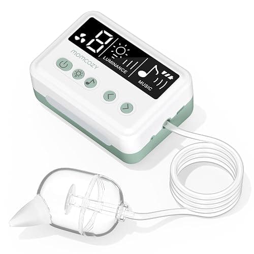 Momcozy Nasal Aspirator, 9 Levels Strong Suction Baby Nose Sucker with Lullaby, Electric Nose Aspirator for Toddler, Safe Material BPA Free for Newborn, Automatic Nose Cleaner with Silicone Tips - Image 1