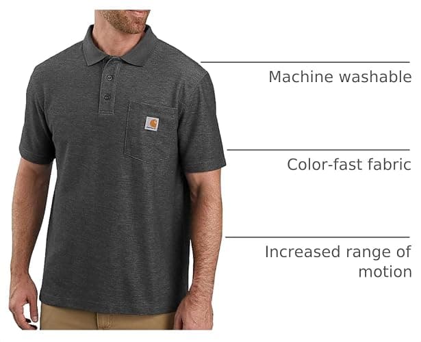 Carhartt Men's Loose Polo thumbnail 3