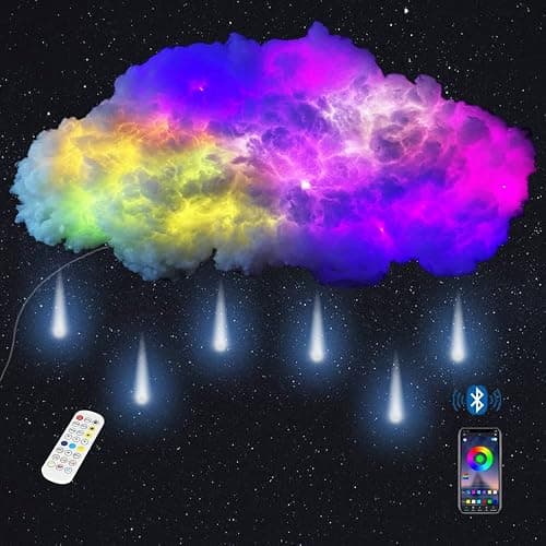 ZOKON 3.93Ft/1.2M Big Cloud Rain Lightning Kit - Image 1