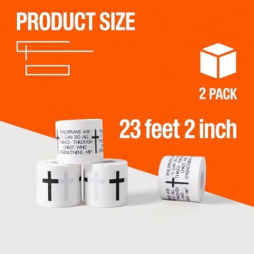 Ao Yee ZGL 2pcs Cross Christian Sports Tape with Jesus Bible Verse, 2" X 23ft Cotton Wristbands for Basketball, Football, Soccer, Gymnasts, etc. for Protection or Injury Use thumbnail 5